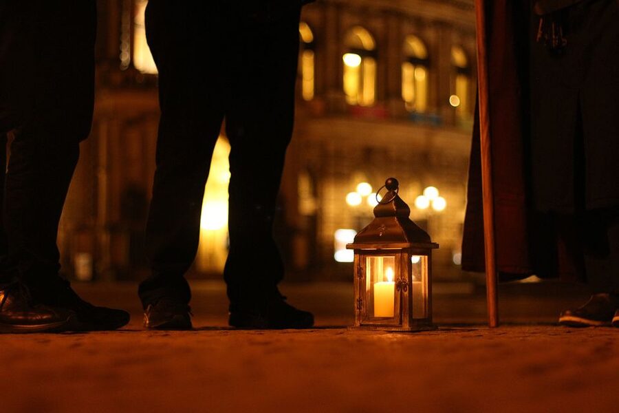 Dresden: The Original Night Watchman Tour in Lantern Light - The Zwinger by evening light