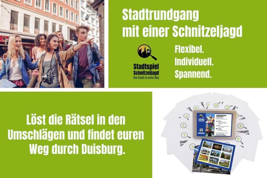 Duisburg: Scavenger Hunt Self-Guided Tour - Key points at a glance