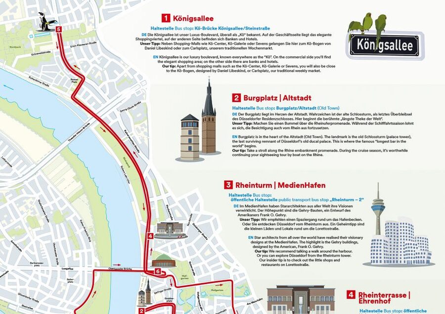 Düsseldorf: 24-Hour Hop-On Hop-Off Ticket - Why this bus works well on a first day