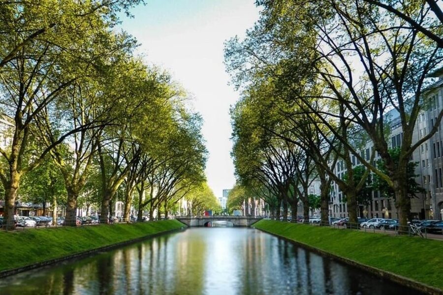 Dusseldorf : Highlights Walking tour with A Guide - Rhine views and the route details to confirm