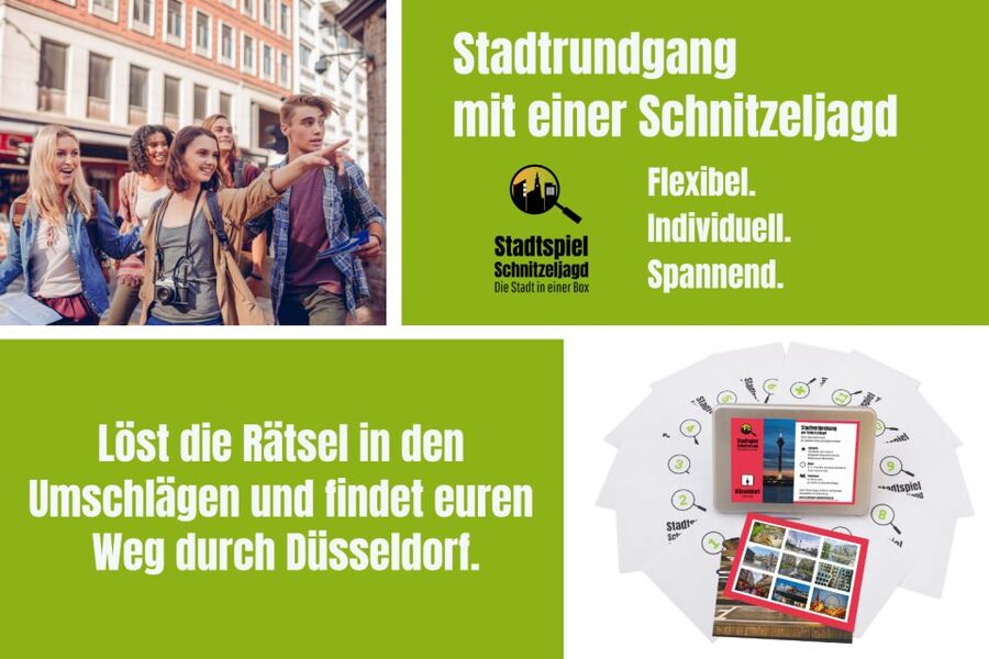 Düsseldorf: Scavenger Hunt Self-Guided Tour - How the 11-envelope city game works