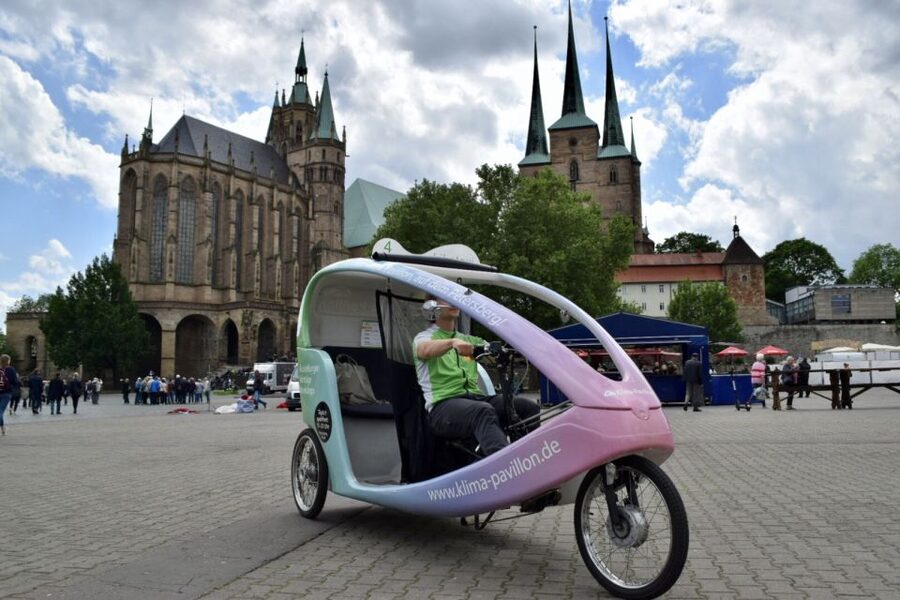 Erfurt: Romantic Rickshaw Tour For Two - Following the Gera canals