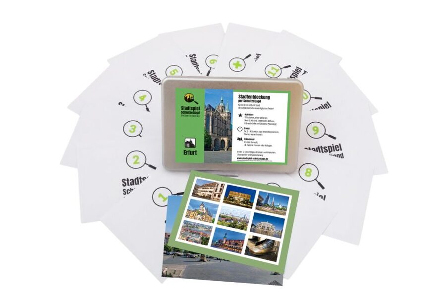 Erfurt: Schnitzeljagd, selbstgeführte Highlights-Tour - Key points at a glance