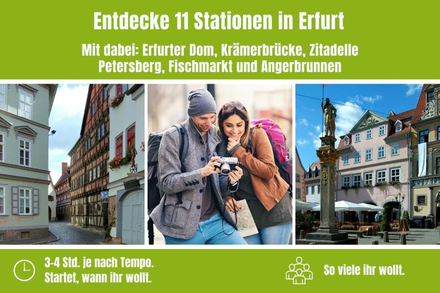 Erfurt: Schnitzeljagd, selbstgeführte Highlights-Tour - Why the puzzle format works