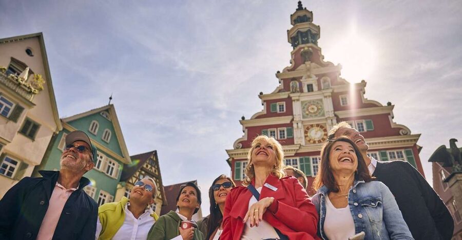 Esslingen am Neckar: Altstadtrundgang - The Old Town Hall’s gingerbread-like facade