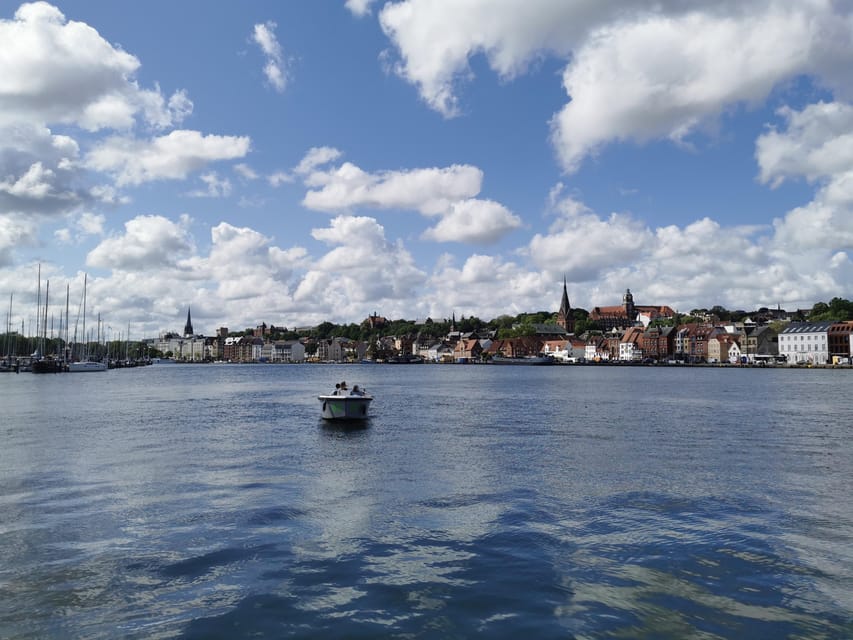 Flensburg: E-Boat rent - Taking the wheel from the Flensboat jetty
