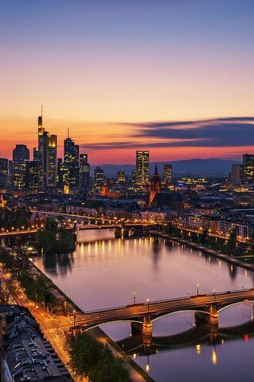 Frankfurt : Highlights & hidden Gems Private Walking Tour - Iron Bridge connects the old town to Sachsenhausen