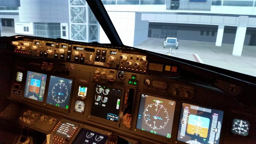 Frankfurt: "Ready for take off" - Flight Simulator B737 - The limits of a simulator