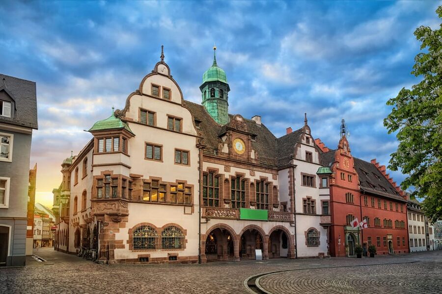 Freiburg: Exciting City Tour with sightseeing and history - Rathausplatz and the city’s civic heart