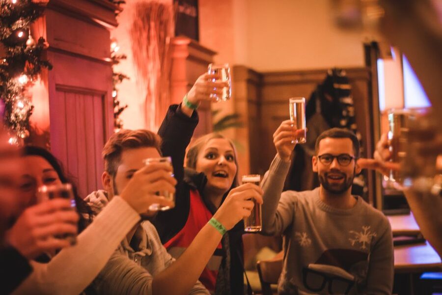 Freiburg: Guided Pub Crawl with Drinks - The welcome shot sets the pace