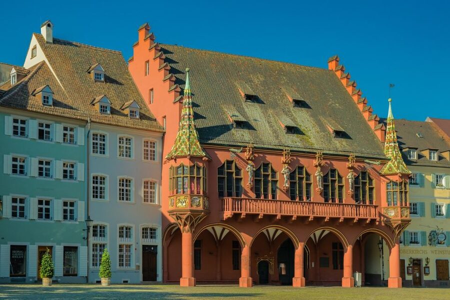 Freiburg im Breisgau: old town privat walking tour Italian - Münsterplatz and the city’s main stage