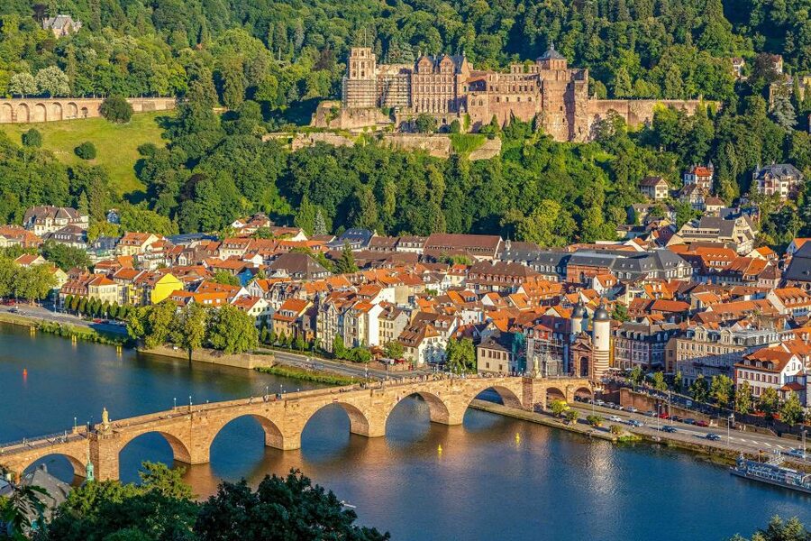 From Frankfurt: Heidelberg, Castle and Old City Guided Tour - The Old Town walk and its standout sights