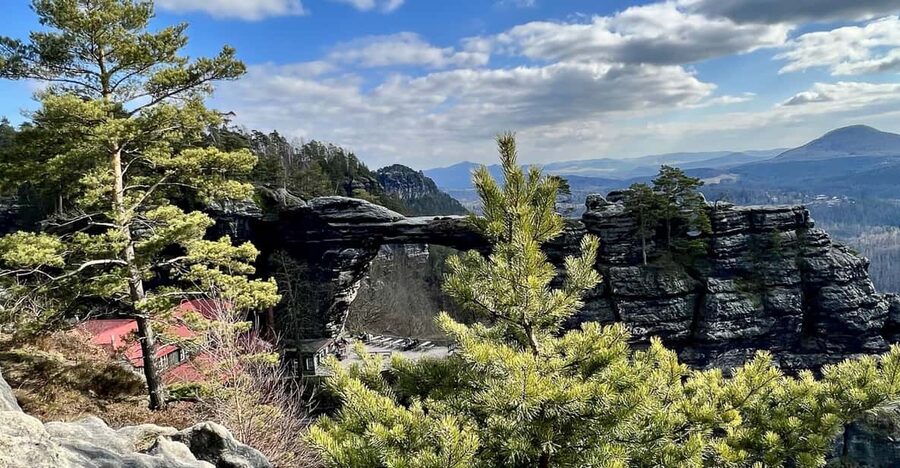 From Prague: Bohemian and Saxon Switzerland Full-Day Tour - Bastei Bridge, the dramatic first stop in Germany