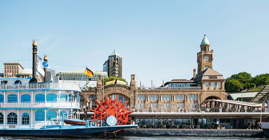 Hamburg: 1-Hour Harbor Sightseeing Cruise with HafenCity - St. Pauli Piers and the Elbe opening view