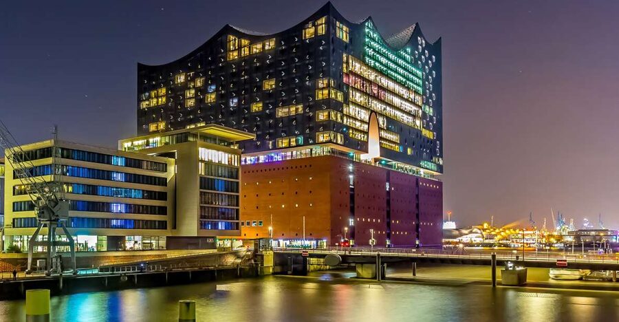 Hamburg: Elbphilharmonie Plaza Guided Tour - The Elbphilharmonie from the quay