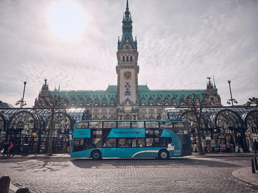 Hamburg: Hop-On Hop-Off Bus City Tour - Line F - St. Pauli Piers and the harbor edge