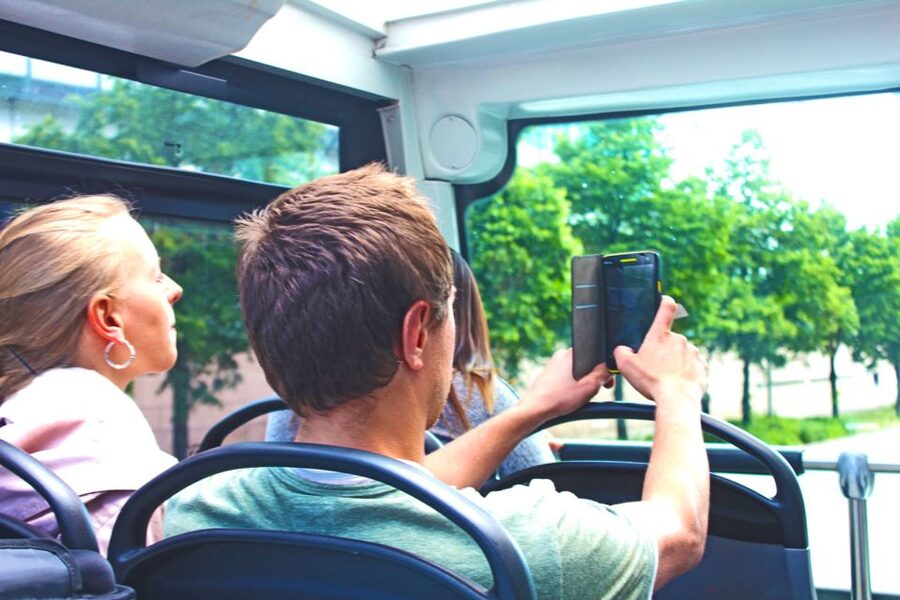 Hamburg: Hop-On Hop-Off Bus City Tour - Line F - Audio guides, microphones, and seat-time comfort