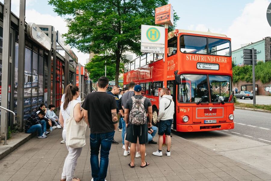 Hamburg: Hop-On Hop-Off Bus with Alster or Harbor Cruise - Town Hall, St. Michael’s Church, and the Reeperbahn