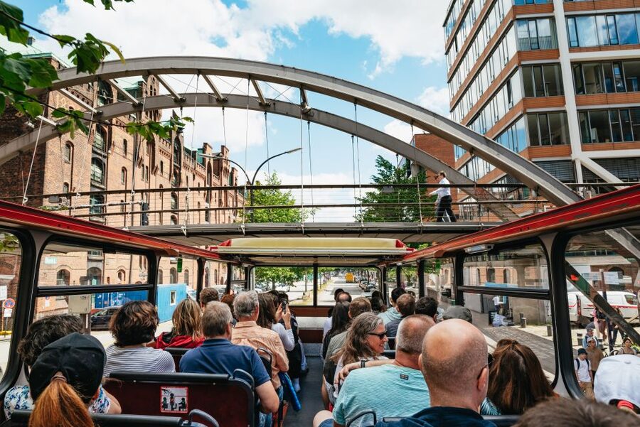 Hamburg: Hop-On Hop-Off Bus with Alster or Harbor Cruise - What the $44 price gets you