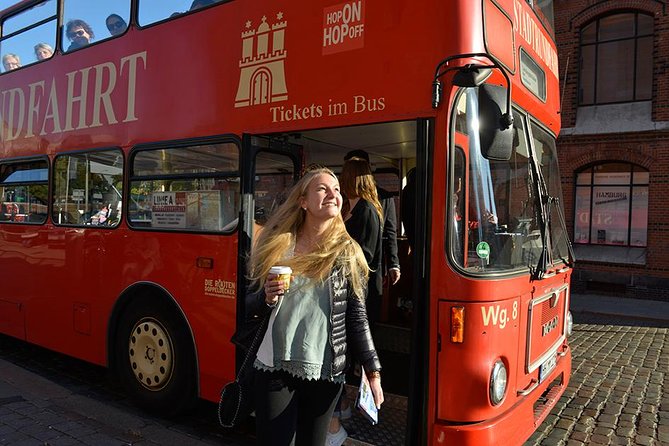 Hamburg Hop-on Hop-off Sightseeing Tour on Red Double Decker Bus - Speicherstadt, Miniatur Wunderland, and Chilehaus