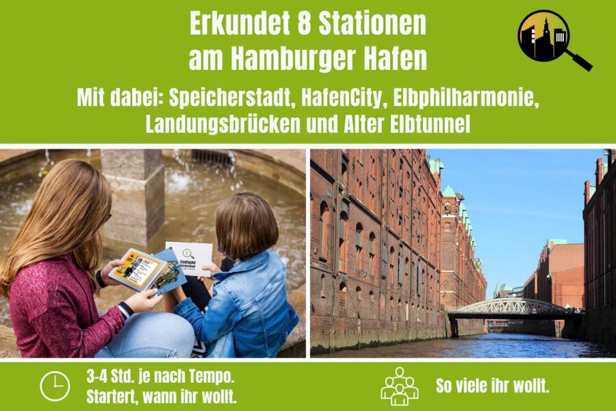 Hamburg: Scavenger Hunt Self-Guided Tour for Children - Kehrwieder and the Museum Ships