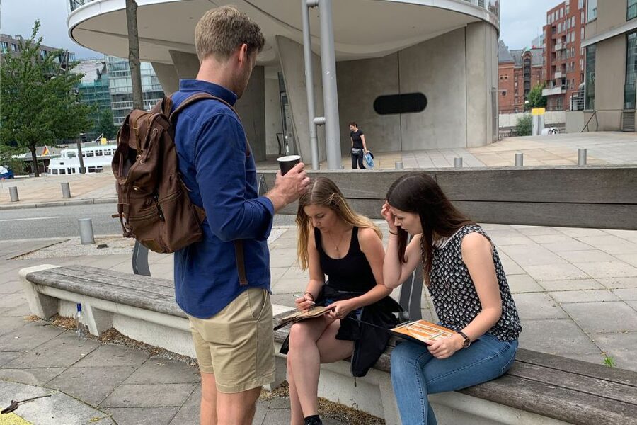 Hamburg: Treasure Hunt Game through HafenCity - Riddles, hints, and the right group size