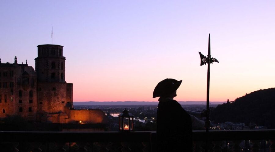 Heidelberg: Night Watchman Historic Adventure Tour - Korn Market and the Madonna