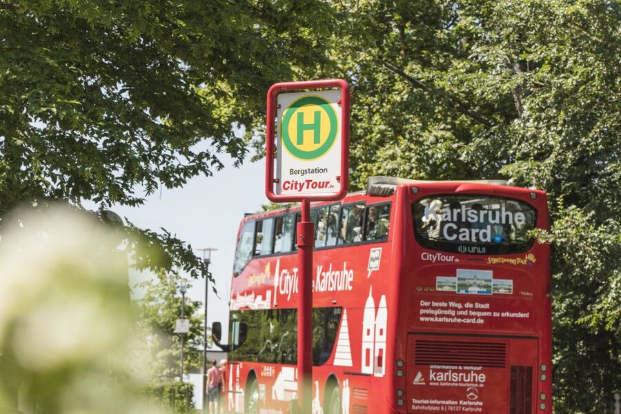 Karlsruhe: 24-Hour Hop-On Hop-Off Sightseeing Bus Ticket - Ettlinger Tor and the Market Square