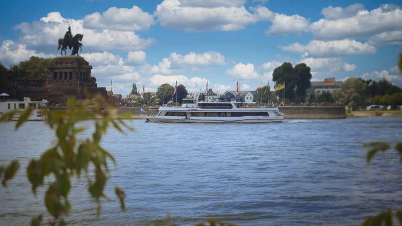 Koblenz: 2-Hour Sightseeing Cruise on the Rhine - Rhens, Königsstuhl, and the view toward Marksburg