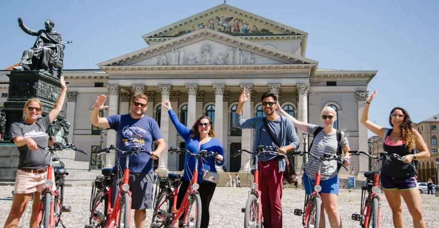 Munich: Bike Tour with Beer Garden Break - Starting at Karlsplatz and getting set up