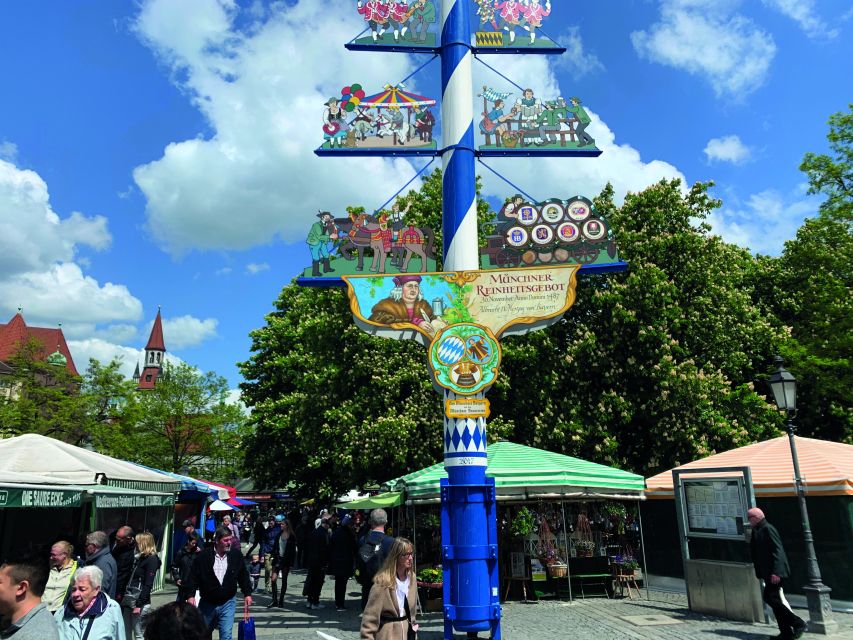 Munich: Viktualienmarkt Food Tasting Tour in German - Eight market stalls in a compact two-hour route