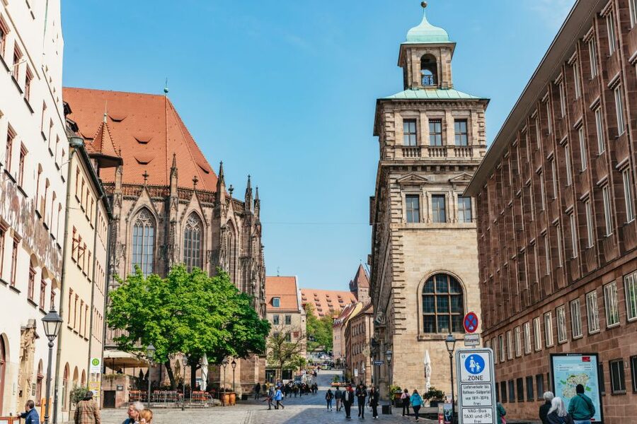 Nuremberg: City Tour with the Bimmelbahn Train - Seeing the Hospital of the Holy Spirit
