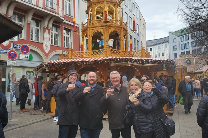 Original Munich Christmas Market Tour with Festive Wine and Food - Odeonsplatz and the Residenz courtyard
