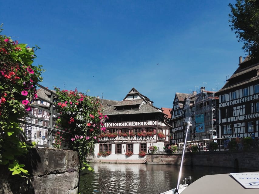 Strasbourg: Private City Sightseeing Boat Tour - Entering Petite France from the water