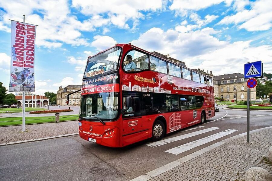 Stuttgart 24-Hour Hop-On Hop-Off Sightseeing Bus Tour - Why Stuttgart works well from the upper deck