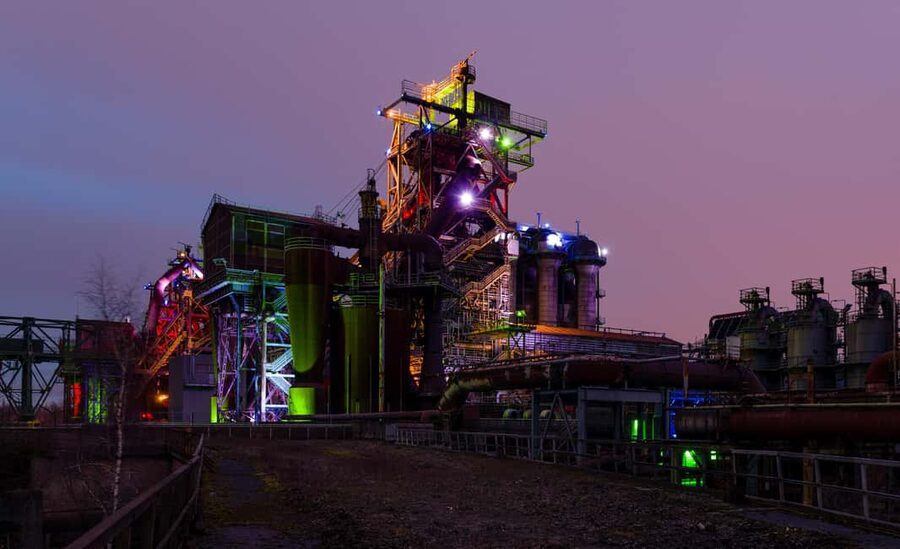 Torchlight tour of the old ironworks - Torches, Shadows, and Weekend Lighting